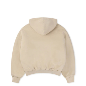 เสื้อกันหนาวสำหรับผู้ชายผ้าฝ้าย100% มีฮู้ดผ้าเทอร์รี่มีฮู้ดผ้าเกล็ดปลาย้อมสีพื้น6XL - Product Image 5