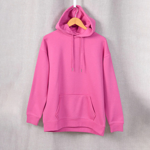 Sudadera con Capucha Premium de Alta Calidad para Mujer, Invierno 2024, Color Sólido, Manga Larga, 100% Algodón, Forro Polar en la Parte Delantera, para Exteriores - Product Image 6