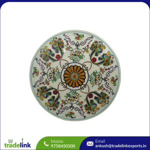 โต๊ะกาแฟหินอ่อนทันสมัย ประกอบง่าย งานฝีมือ Pietra Dura ลายต้นไม้ฝังหินกึ่งมีค่า ปรับเปลี่ยนรูปแบบได้สำหรับใช้ในบ้าน - Product Image 5