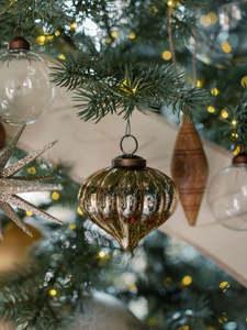 Hot Sale <b>Glass</b> Round Hanging Christmas <b>Tree</b> Ornament in Best Price For Christmas Decoration - Product Image 3
