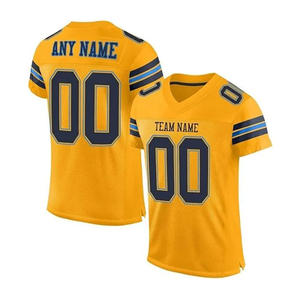 Camiseta deportiva personalizada para jóvenes, camiseta de fútbol transpirable en blanco, cosida, con nombre impreso de talla grande, venta al por mayor - Product Image 1