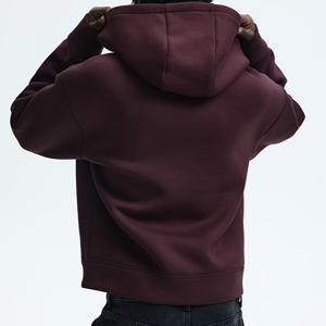 Sweat à capuche zippé de haute qualité personnalisé en spandex/polyester polaire imperméable et écologique pour homme, streetwear d'hiver, impression de logo - Product Image 5