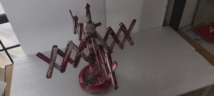 Table à tricoter verticale en bois sur mesure, style Art déco, mobile, pour le rembobinage du fil, lisse, robuste, élégante, parfaite pour les tricoteuses et les artisans - Product Image 5