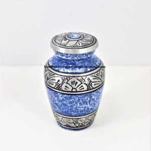 Urnas de cremación modernas en relieve únicas clásicas hechas a mano de estilo americano elegante pequeño recuerdo personalizado para restos cremados - Product Image 2