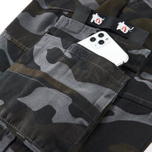 กางเกงขาสั้นคาร์โก้ลำลองผู้ชายคุณภาพดีที่สุด สไตล์ไฮสตรีท ผ้าคอร์ดูรอยเนื้อแน่น เป็นมิตรกับสิ่งแวดล้อม ทรงหลวม มีกระเป๋าข้าง - Product Image 5