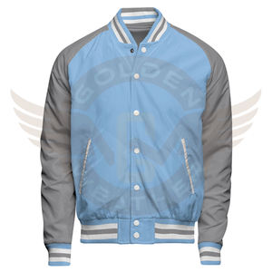 Chaqueta de Invierno Unisex de Alta Calidad, Satén, Bordado Personalizado, Estilo Hip Hop Varsity, Reversible, Transpirable, Impermeable y Resistente al Viento - Product Image 4