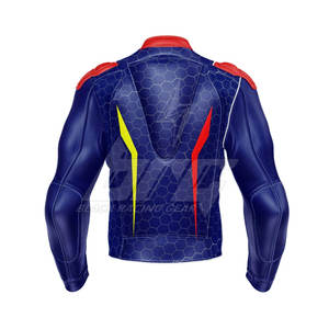 Chaqueta de invierno de cuero de moto para adultos de material duradero Chaqueta de cuero de moto de alto rendimiento - Product Image 2