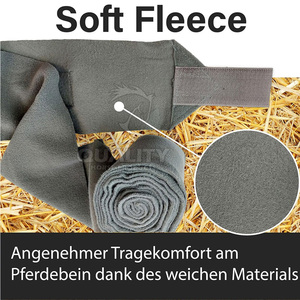 Bandages de cheval réglables pour la performance et la récupération Bandages de cheval en coton et néoprène doux - Product Image 4