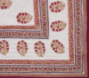 Vintage 100% Cotton Kantha <b>Quilt</b> Handmade Patchwork Printed Ethnic <b>Indian</b> Gudri Bedding High All-Season Assorted for Hotels - Product Image 5