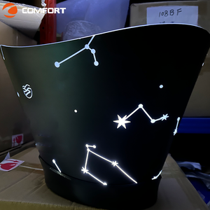 Barware nhà máy công suất lớn Led <span class=keywords><strong>Ice</strong></span> <span class=keywords><strong>Bucket</strong></span> <span class=keywords><strong>Bar</strong></span> bảng bia Cooler container xô - Product Image 3