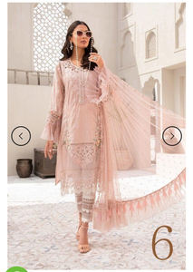 HEAVY EMBROIDERED WOMEN CASUAL WEAR LAWN/COTTON PAKISTANI INDIAN STYLISH <b>DRESS</b> FESTIVAL WEAR PARTY WEAR EVENING WEAR <b>DRESS</b> OEM - Product Image 3