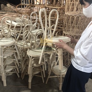 Nuevo estilo hecho a mano moderno lindo mimbre Natural comedor niños silla bebé niños arco trasero sala de estar cocina Parque - Product Image 1