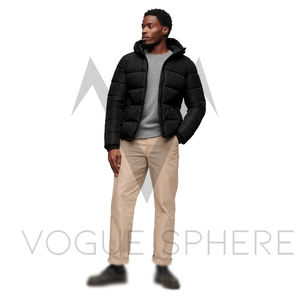 Chaqueta acolchada de hombre de alta calidad para ropa de invierno Nuevo diseño de moda en varios colores Hecho de material de lona de alta calidad - Product Image 3