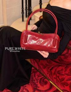 Bolso de Hombro Baguette Hecho a Mano en Cuero Genuino Italiano para Mujer - Product Image 6