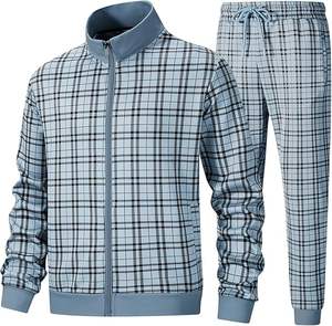 ชุดวอร์มซักกรดของผู้ชายผ้าฝ้ายโพลีเอสเตอร์กันลมระบายอากาศได้ดีสำหรับฤดูหนาวโลโก้ออกแบบได้ตามต้องการ - Product Image 4