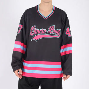 2025 personnalisé personnalisé maillot de Hockey sur glace en gros haut cousu Sublimation nouveau Design équipe broderie Logo vêtements de Hockey sur glace - Product Image 6