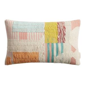 Funda De Almohada Bohemia copetuda de Textiles indios H/L Cojín decorativo tejido a mano Almohada bohemia de lujo Venta caliente - Product Image 4