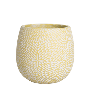 Vases à plantes Décoration Matériau Conception Palette Emballage 30x28cm OEM/ODM PE Enduit Ciment Finition Pot Lavé Fabriqué au Vietnam - Product Image 3