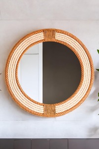 Miroir mural en verre artisanal au design industriel moderne, couleurs personnalisées écologiques pour une utilisation décorative - Product Image 5