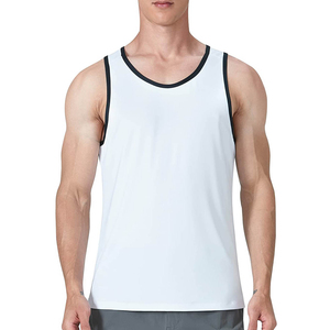 Vente chaude, service OEM, débardeur d'été sur mesure, décontracté, confortable, débardeurs personnalisés pour hommes, vêtements de fitness, 100% coton - Product Image 4