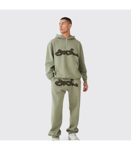 Nuevo Chándal Deportivo Unisex con Capucha, Corte Ajustado, 100% Algodón, Transpirable y Ecológico, con Impresión de Logotipo Personalizado, Venta al Por Mayor Disponible - Product Image 6