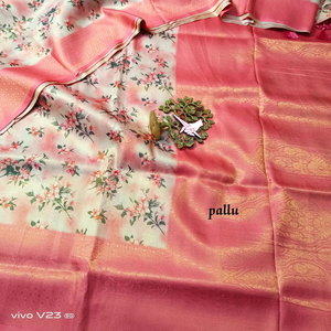 Pure Soft Kanchivaram Pethani Silk <b>Saree</b> for Adults' Party Wear - Product Image 4