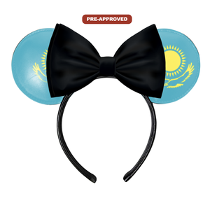 Diadema Personalizada con Orejas de Ratón y Diseño de Lazo, Material de Vinilo, Ajuste Universal - H.E.R. Accesorios para Kazajstán - Product Image 1