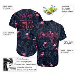 Camiseta de Béisbol Personalizada y Transpirable |   Camiseta Unisex de Poliéster para Sublimación |   Uniforme de Béisbol de Equipo con Cuello en V de Alta Calidad |   Venta al por mayor - Product Image 2