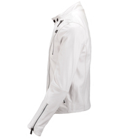 Veste d'hiver élégante en toile de haute qualité avec col mandarin en cuir de poisson, respirante, style streetwear, pour hommes, toutes tailles, logo personnalisé
