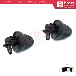 BSP531 2 Pièces Buses de pulvérisation d'eau pour lave-glace arrière pour Laguna 1 Trafic 2 Kangoo 1 Primastar Vivaro A X83 770030881 - Product Image 5