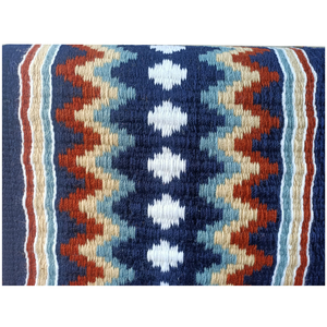 Manta multicolor de lana de Nueva Zelanda con precio al por mayor, manta de estilo occidental, superventas, manta de espectáculo de calidad extrema para montar - Product Image 5