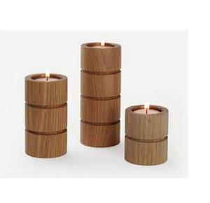 Bougeoir en bois de luxe de qualité supérieure Design personnalisé Finition en métal pour les décorations de fête-Boîte emballée - Product Image 5
