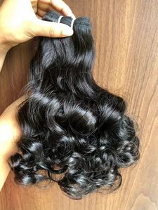 Exportateurs indiens Vente Texture douce Extensions de cheveux humains bouclés rebondissants bruts vierges Prix bas Fournisseur en gros de haute qualité - Product Image 2