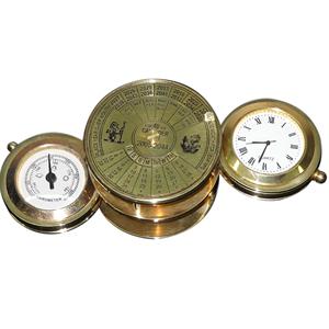 Boussole lumineuse en laiton portable de conception antique pour le camping en plein air nouveau style de montre classique pour la navigation de vente de randonnée de voyage - Product Image 1