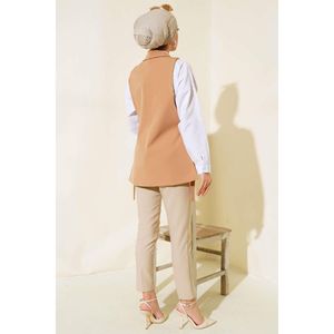 Chaleco lateral abierto Camel - Product Image 4