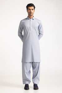 ชุดเดรสผ้าฝ้ายสไตล์ซาลวาร์ของผู้ชายมาใหม่ชุดเดรสสำหรับผู้ใหญ่สีทึบแฟชั่นแบบดั้งเดิม - Product Image 6