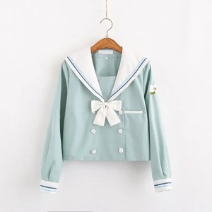 ชุดผ้าไหม JK ชุดนักเรียนหญิงกระโปรงจีบชุดคอสเพลย์ชุดนักเรียนมัธยมปลายสไตล์เกาหลีญี่ปุ่น - Product Image 3