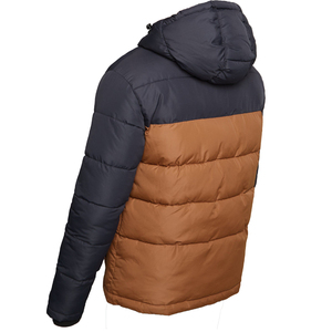 Chaqueta acolchada de burbujas hinchadas con capucha cálida de invierno ligera acolchada ultraligera para hombre OEM - Product Image 2