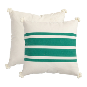 Wholesale 100% Cotton Boho Tufted <b>White</b> <b>Cushion</b> <b>Covers</b> Christmas Decorative Printed Pillow Case Tassels Hand Woven Dot Home - Product Image 3