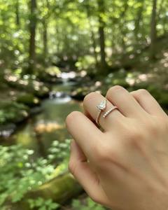 Anillo de Plata de Ley con Circonita Blanca de Corte Elegante, Joyería de Plata 925 para Mujer, Anillo al por Mayor - Product Image 3
