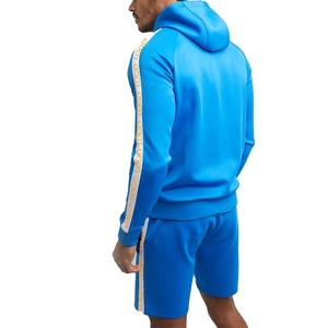 ชุดวอร์ม2ชิ้นผ้าไนลอนแถบสะท้อนแสงสำหรับผู้ชายชุดวิ่งซิปติดป้ายได้ตามต้องการสำหรับฤดูร้อน - Product Image 2