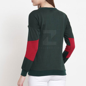 เสื้อสเวตเตอร์ผ้าฝ้ายระบายอากาศสำหรับผู้หญิง, เสื้อแฟชั่นลำลองสำหรับฤดูหนาวใส่ได้พอดีตัว100% มีโลโก้ด้านหน้าปรับแต่งได้ - Product Image 2