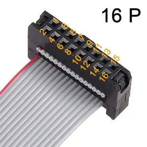 IDC 16-poliger Stecker Flach band kabel Buchse