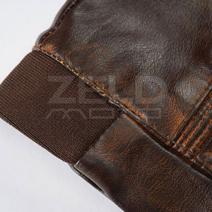 Meilleur design Veste en cuir pour hommes pour l'hiver Design personnalisé Nouvelle arrivée Veste en cuir tendance de haute qualité pour hommes - Product Image 5