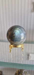 Sphère de labradorite naturelle, fort éclat, boule de cristal de labradorite pour la guérison (50-55 mm) - Product Image 2