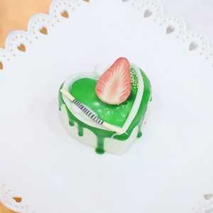 Aimant de réfrigérateur en forme de cœur pour gâteaux et desserts, autocollant magnétique imprimé UV, en fer blanc, polyrésine, caoutchouc, carré, rectangulaire, touristique, pour cadeaux - Product Image 6