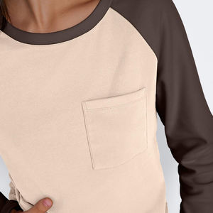 Sudadera de Manga Larga para Mujer, Estilo Vintage, Holgada, Cuello Redondo, Hombros Caídos, Cómoda, Oferta 2025 - Product Image 6