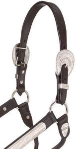 Cabestro de Cuero de Primera Calidad para Exhibición Ecuestre, con Herrajes Plateados de Alta Calidad, Precio de Fábrica al por Mayor - Product Image 4