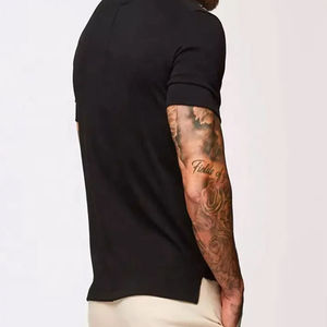 Nouveauté hommes 100% coton pour T-shirts polo imprimé personnalisé respirant séchage rapide prix de gros sport chemise à séchage rapide - Product Image 3