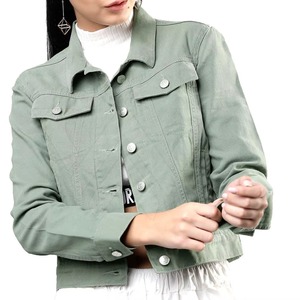 Veste en jean pour femmes en gros, faible MOQ, fabrication au Pakistan, nouveau design, veste en jean pour femmes - Product Image 1